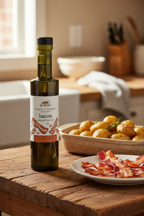 Finch + Fennel Bacon Infused Olive Oil