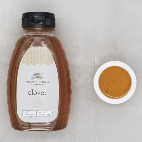 Finch + Fennel Grade A Unfiltered Clover Honey