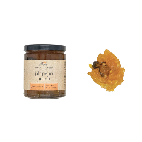 Finch + Fennel Jalapeño Peach Preserves