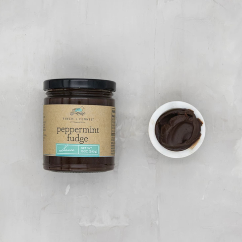 Finch + Fennel Peppermint Fudge Sauce