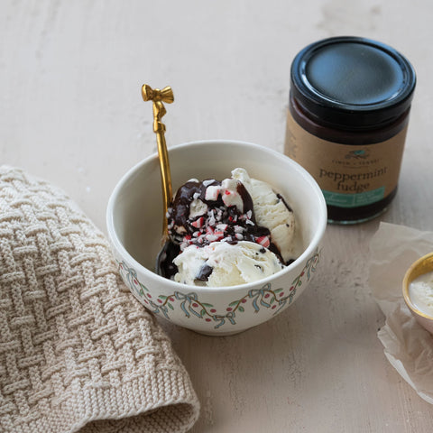 Finch + Fennel Peppermint Fudge Sauce