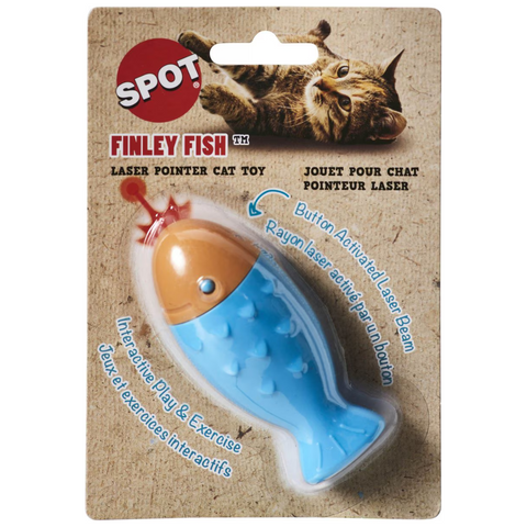 Finley Fish Laser Cat Toy