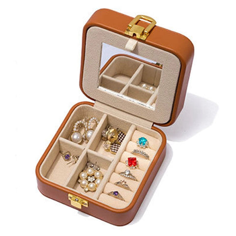 Firenze Travel Jewelry Case - Ochre