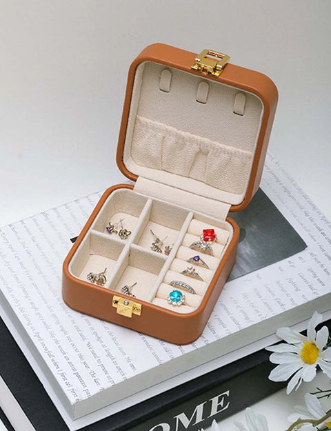 Firenze Travel Jewelry Case - Ochre
