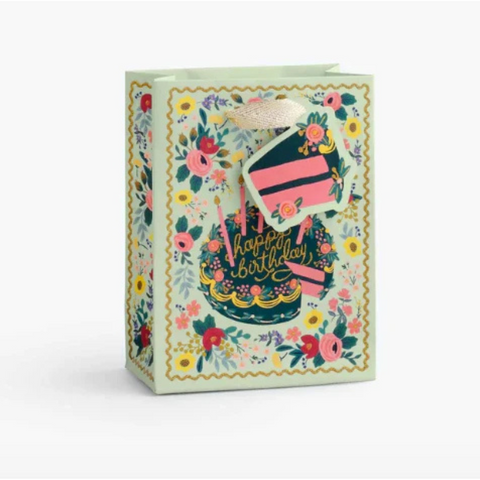 Floral Cake Small Gift Bag - Rifle Paper Co