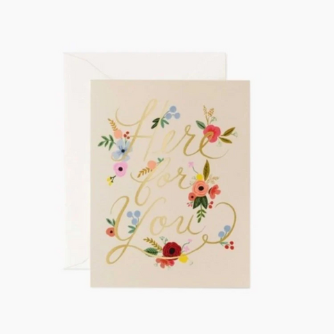 Floral Here for You Card - Rifle Paper Co