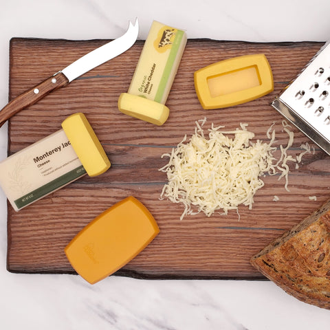 Food Huggers Reusable Silicone Cheese Savers