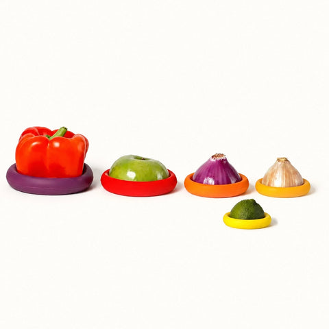 Food Huggers Reusable Silicone Food Savers – Autumn Harvest