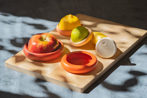 Food Huggers Reusable Silicone Food Savers – Autumn Harvest