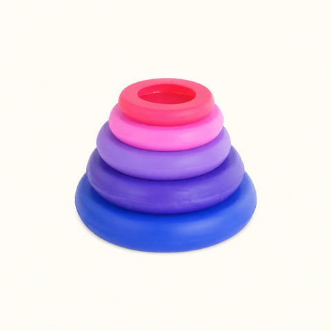 Food Huggers Reusable Silicone Food Savers – Bright Berry