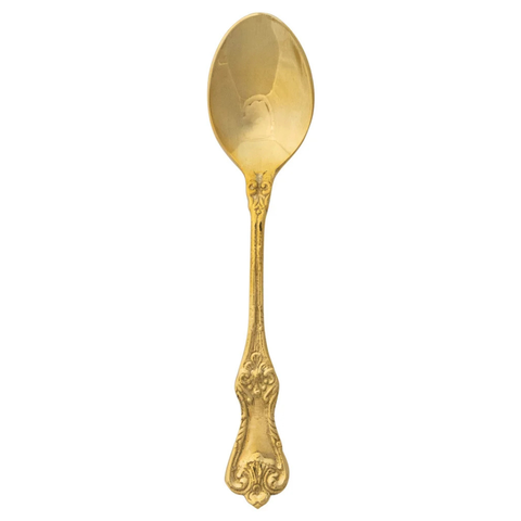 Fortnum Embossed Brass Spoon - A
