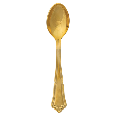 Fortnum Embossed Brass Spoon - B
