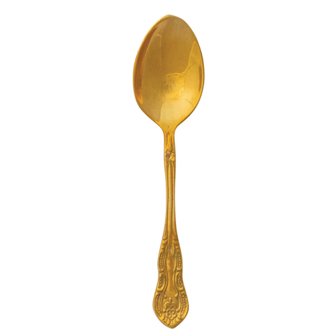 Fortnum Embossed Brass Spoon - D