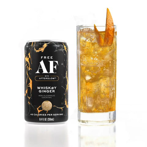 Free AF Whiskey Ginger Non Alcoholic Cocktail