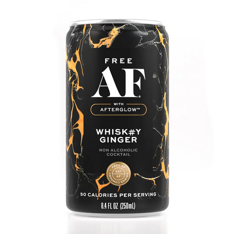 Free AF Whiskey Ginger Non Alcoholic Cocktail