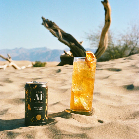 Free AF Whiskey Ginger Non Alcoholic Cocktail