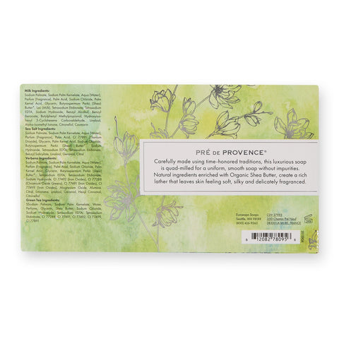 French Quad-Milled Soap 4 Piece Gift Set, Fresh & Citrus - Pré de Provence