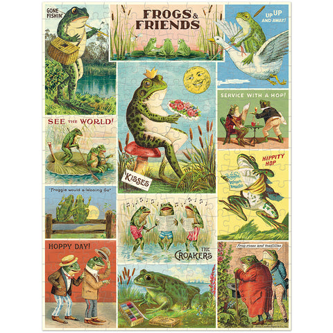 Frogs & Friends Mini Puzzle - Cavallini