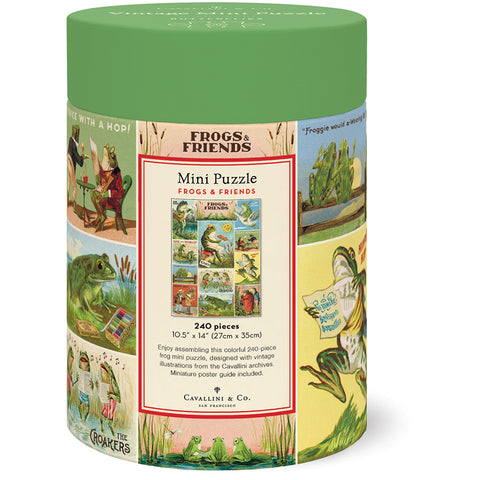 Frogs & Friends Mini Puzzle - Cavallini