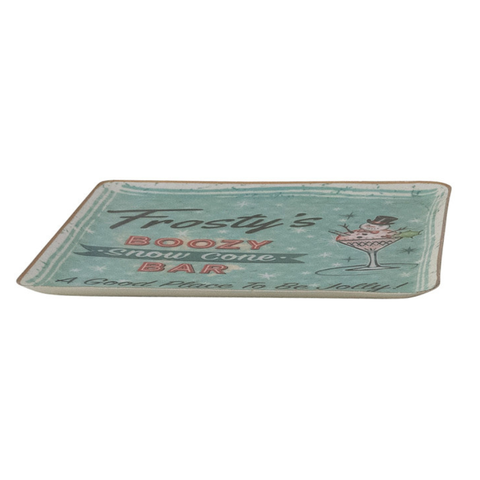 Frosty's Boozy Snow Cone Bar Enamel Tray