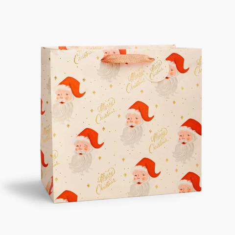 Santa Large Gift Bag - Rifle Paper Co