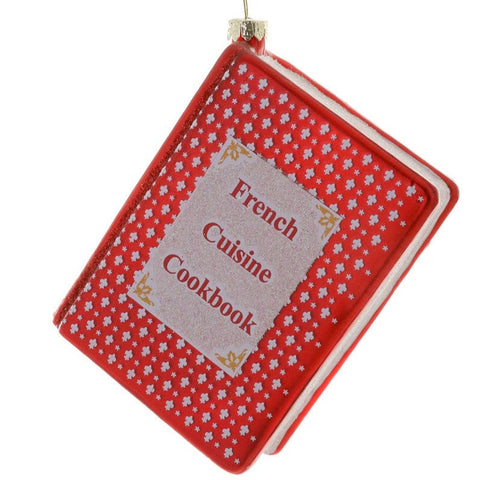 French Cuisine Cookbook Ornament