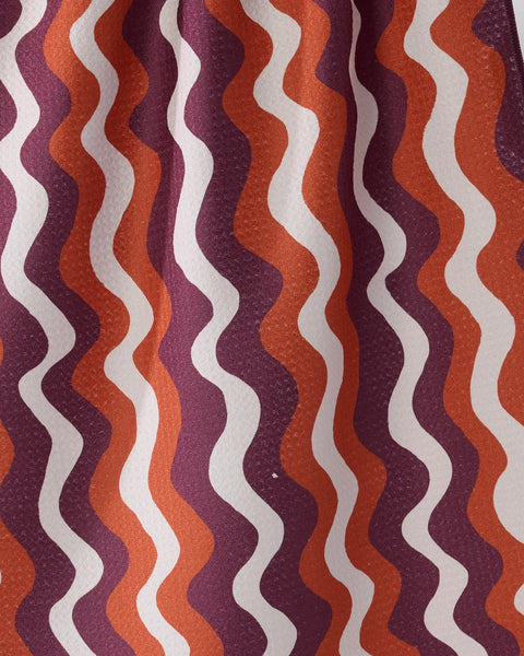 Geometry Harvest Groove Tea Towel