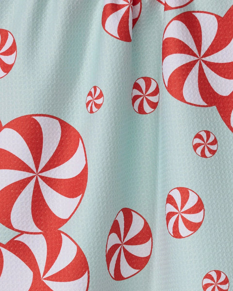 Geometry Peppermint Swirl Tea Towel
