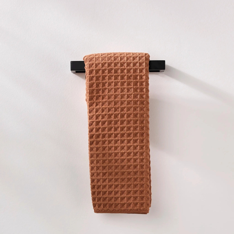 Geometry Waffle Hand Towel - Clay