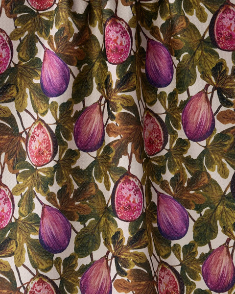 Geometry Wild Fig Tea Towel