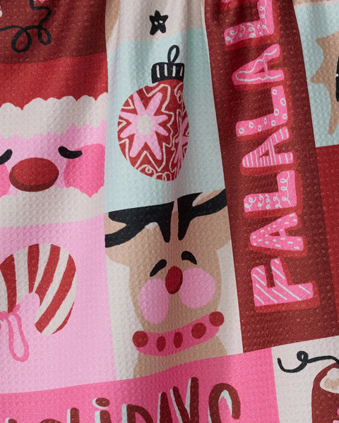 Geometry Winter Wonder Tea Towel
