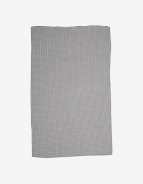 Geometry Waffle Bath Towel - Stone