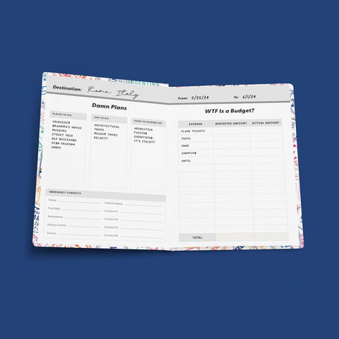 Get Me the F*ck Out of Here Travel Planner