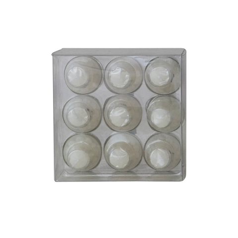 Ghost Shaped Tealights, Set of 9