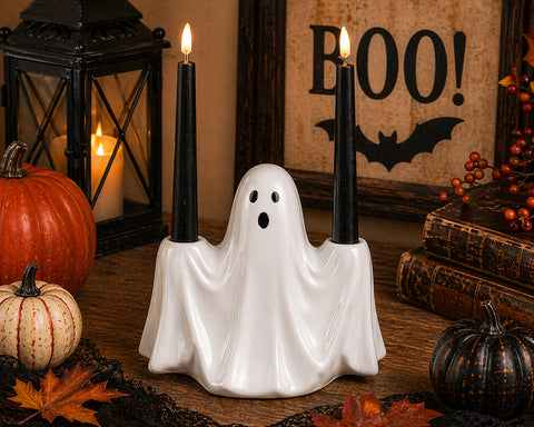Ghost Taper Candle Holder