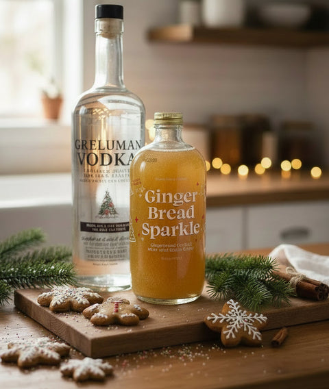 Gingerbread Sparkle Cocktail Mix + Mocktail Mix - Wood Stove Kitchen
