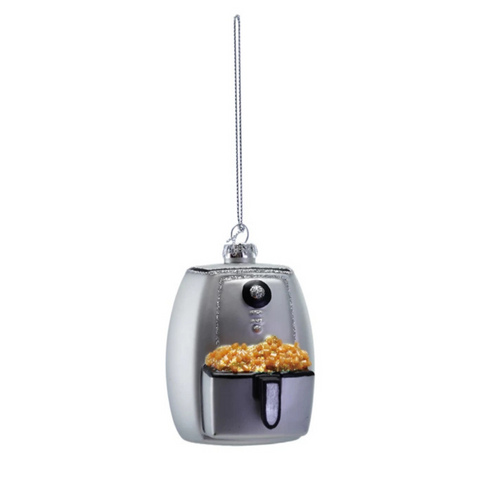 Glass Air Fryer Ornament