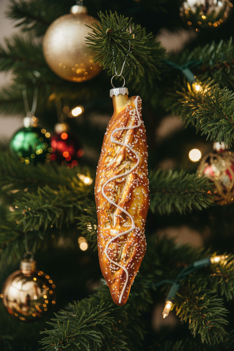 Glass Baguette Ornament