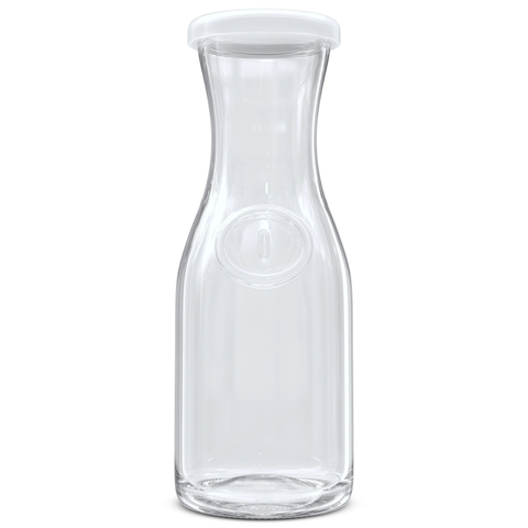 Glass Carafe Pitcher with Lid, 35 oz