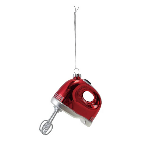 Glass Hand Mixer Ornament