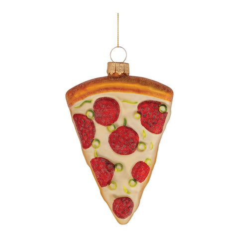 Pizza Slice Ornament, 4"