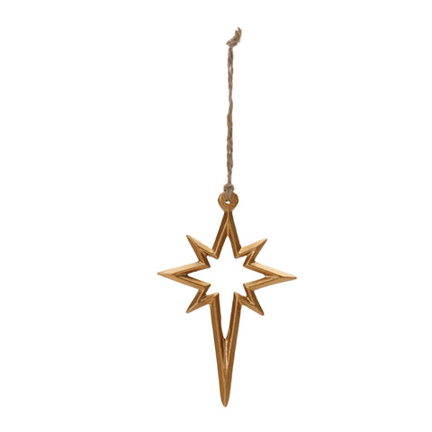 Gold Star of Bethlehem Ornament