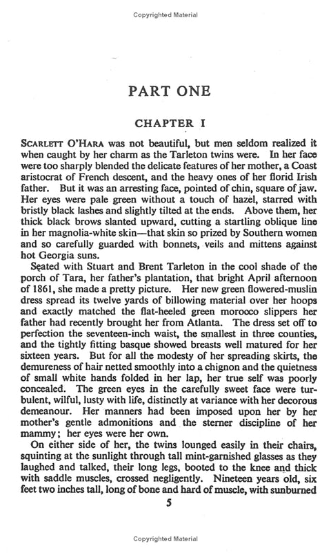 Gone With The Wind By Margaret Mitchell