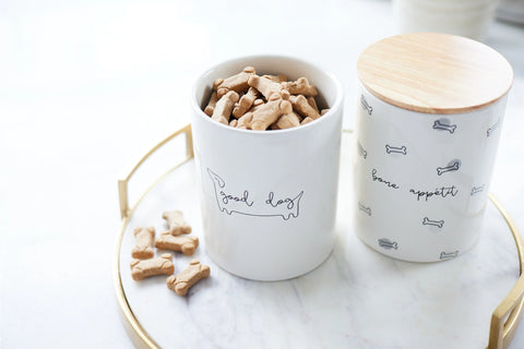 Good Dog Ceramic Treat Jar
