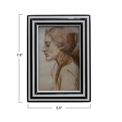 Gotham Striped Photo Frame