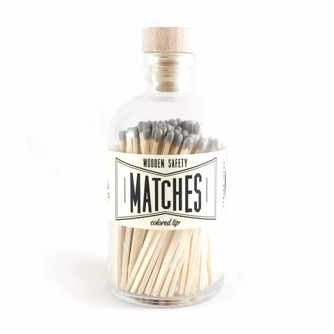 Gray Tipped Bottled Matches