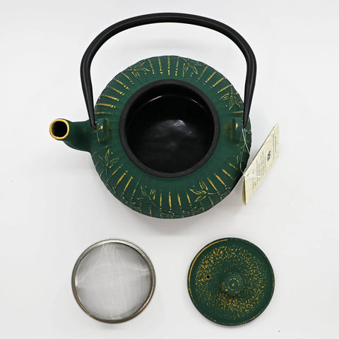 Green Bamboo Design Tea Pot