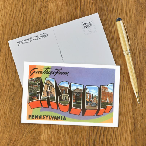 Greetings From Easton, Pennsylvania Postcard