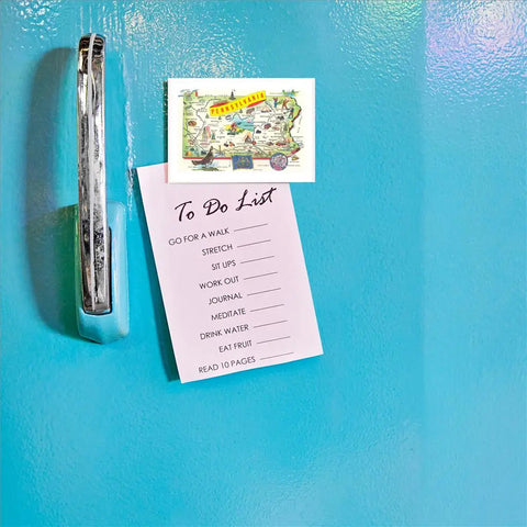 Greetings From Pennsylvania Map Magnet