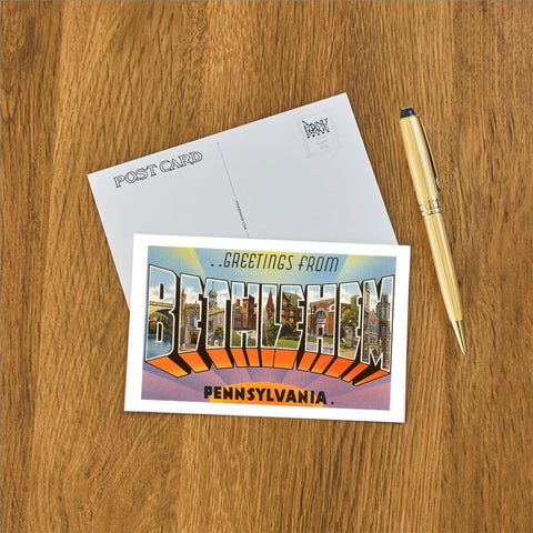 Greetings from Bethlehem, Pennsylvania Postcard